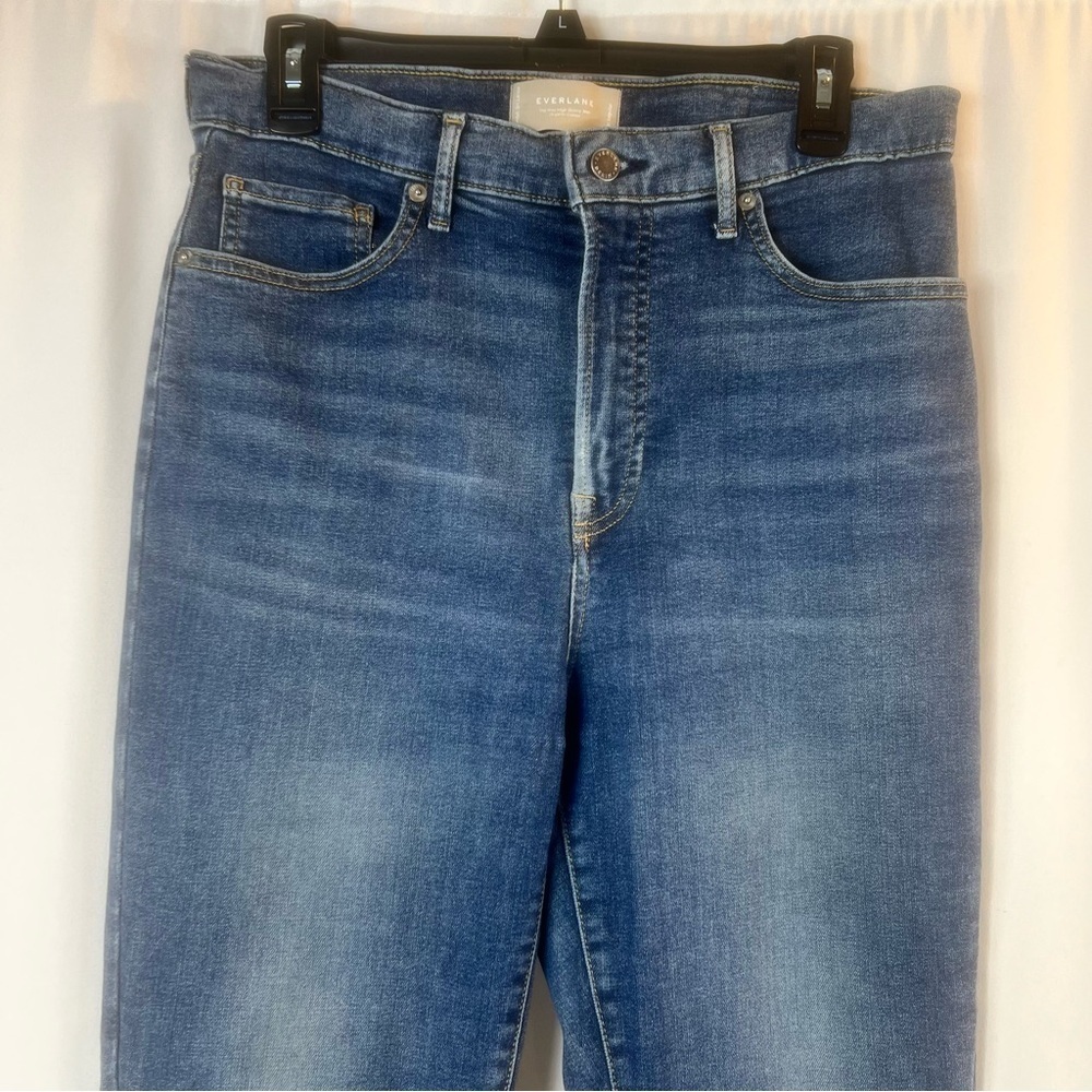 Everlane The Way High Skinny Jeans organic Cotton Women's Blue Jeans size: 31 R - Picture 3 of 14